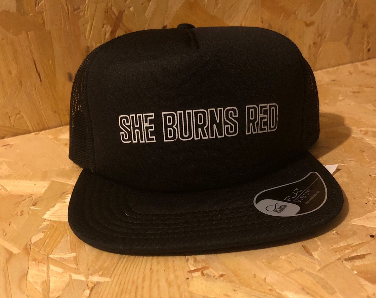 She Burns Red Logo Trucker Cap